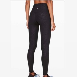 Lululemon Emboss Black legging - polar shift